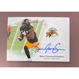 2023 Upper Deck CFL SP Game Used Autograph Sean Thomas-Erlington Ti Cats CFL-ST