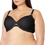 Warner's 01356 No Side Effects Full Coverage Underwire Bra Black