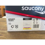 SAUCONY INTEGRITY WALKER 3 WIDE WHITE Womens Running Shoe 5W NEW