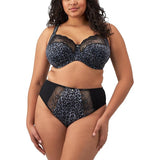Elomi Morgan EL4110SND Banded Comfort & Support Bra 34I Snow Leopard NWOT