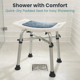 PELEGON Shower Chair for Inside Shower (350 lb) NEW