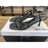 NINE WEST WOMENS HAYA HEELED SANDAL 7.5M NEW