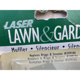 Laser Brigs And Stratton 2 - 4HP Low Profile Engine Muffler NOS