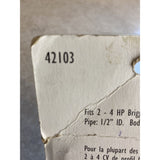 Laser Brigs And Stratton 2 - 4HP Low Profile Engine Muffler NOS
