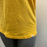 PINK Victoria’s Secret Women’s Neon Yellow Short Sleeve Wolverine M Front Pocket