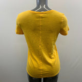 PINK Victoria’s Secret Women’s Neon Yellow Short Sleeve Wolverine M Front Pocket