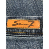 Seven 7 Jeans Women's Size 30 Blue Cotton Spandex Denim