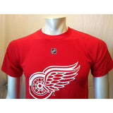 Detroit Red Wings #13 Datsyuk Reebok Crew Neck  Boys T Shirt Size Medium