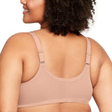 Glamorise MagicLift Natural Shape Bra Wirefree #1210 Front Close Cappuccino