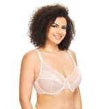 Dot Vol  Y00427-23 Sexy Lace Unpadded Underwire Minimizer Bra 36DD NWOT Pink