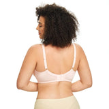 Dot Vol  Y00427-23 Sexy Lace Unpadded Underwire Minimizer Bra 36DD NWOT Pink