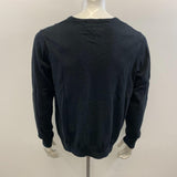 Nautica Men's M Black Sweater Triangle Brown and White Size Large Cotton