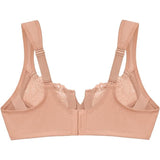 Glamorise 1240 Plus Size Women's Back Close Wonderwire Bra Cappuccino