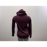 Under Armour Women's Polyester Hoodie Size Small Cold Gear Burgundy Long Sleeve Sweatshirt