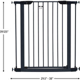 MidWest Pet Gate 39" Tall Steel Powder Coated Gray New In Box
