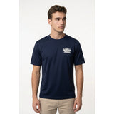 Miami Car Wash Graphic Shirt Men's Medium Blue Polyester Short Sleeve Tee