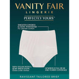 Vanity Fair Womens 7/L Perfectly Yours Lace Nouveau Brief Panty 3 Pack NWT