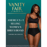 Vanity Fair Womens 7/L Perfectly Yours Lace Nouveau Brief Panty 3 Pack NWT