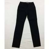 Ricki’s Microtwill Dress Pants Women’s Size 0 Black Patterned Slim Leg Stretch