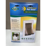 PetSafe Extreme Weather Energy Efficient Pet Door, White, Small 5-1/8 IN. X 8-1/4 IN NEW