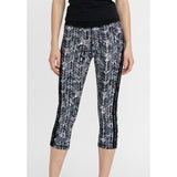 Energy Crop Legging Women's Small gray black Poly Spandex