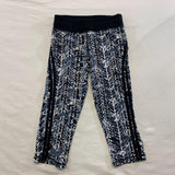 Energy Crop Legging Women's Small gray black Poly Spandex