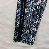 Energy Crop Legging Women's Small gray black Poly Spandex