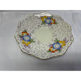 Paragon Fine Bone China England Vintage 1935 Scalloped Edges Purple Floral