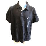 Nautica Short Sleeve Solid Stretch Cotton Pique Polo Shirt Mens Large nwt