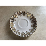 Royal Albert Gold Laced 50th Anniversary Tea Cup And Saucer Set