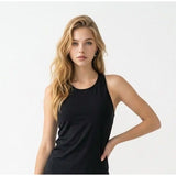 Adidas Women's Racerback Tank Top Size M 12-14 Black Climalite Polyester