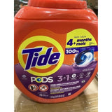 TIDE PODS 3-IN-1 DETERGENT PACS, 76 CT