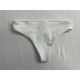 Zaful Women's White Bathing Suit Bottoms Size 4 (small) Polyester Blend