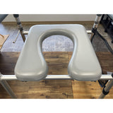 Toilet Seat Riser - Adjustable - 350lb capacity - aluminum - NEW
