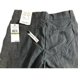 Calvin Klein Bi-stretch Flat Front Dress Pant Boys 14 Oxford Gray Heather