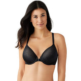 Wacoal Back Appeal Front Close Contour Underwire Bra Black 853403  NWT
