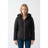 Tommy Hilfiger Hooded Light Weight Puffer Jacket Black Medium NEW