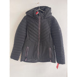 Tommy Hilfiger Hooded Light Weight Puffer Jacket Black Medium NEW