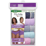 Fruit of The Loom Women's Fit for Me Briefs Heather 12/4X NEW