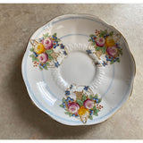 Royal Albert England Bone China Basket Full Of Flowers Tea Cup And Saucer Set
