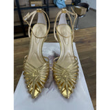 Jessica Simpson Womens Paveri Pump - Gold Snake 9.5M Women's Shoes