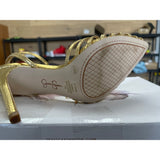 Jessica Simpson Womens Paveri Pump - Gold Snake 9.5M Women's Shoes
