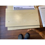 ClosetMaid Model 14615  Impressions 22 in. W x 9 in. H White Wood Drawer Kit