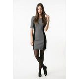 xhilaration Black White Fitted Polyester Blend Women's Pattern Dress Size Small