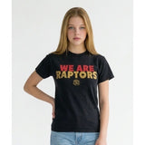 NBA Women's Black We are Raptors T-Shirt Size Small Cotton