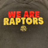 NBA Women's Black We are Raptors T-Shirt Size Small Cotton