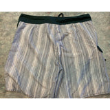 Body Glove Mens board Shorts 38 Gray Red dots drawstring