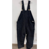 CARHARTT MEN'S LOOSE FIT DUCK BIB OVERALL 50x32 Black NEW