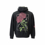 Lira Crtv Scty Women's Black Hoodie Long Sleeve Cotton Blend Sweatshirt Size M