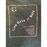 Lira Crtv Scty Women's Black Hoodie Long Sleeve Cotton Blend Sweatshirt Size M